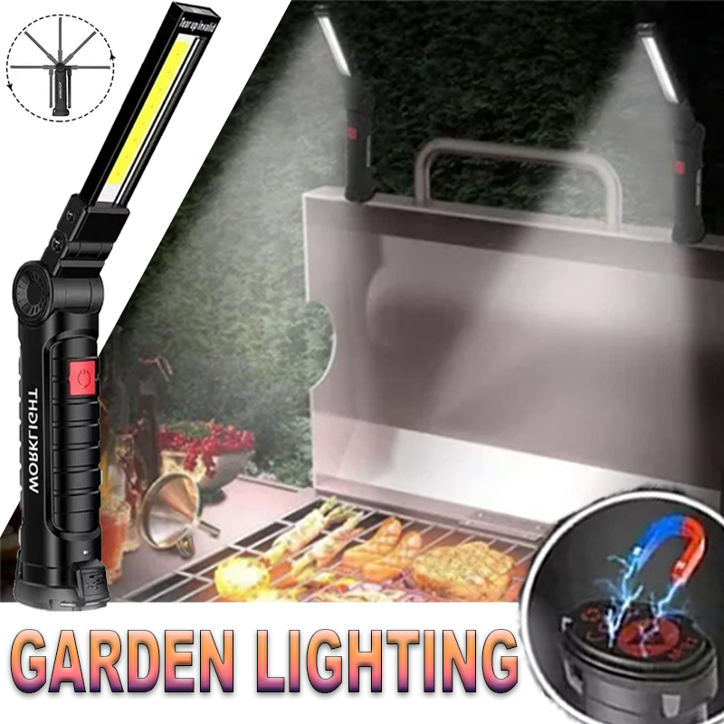 Outdoor Lighting Junction Box - Senter LED Portabel dengan Kait Magnetik