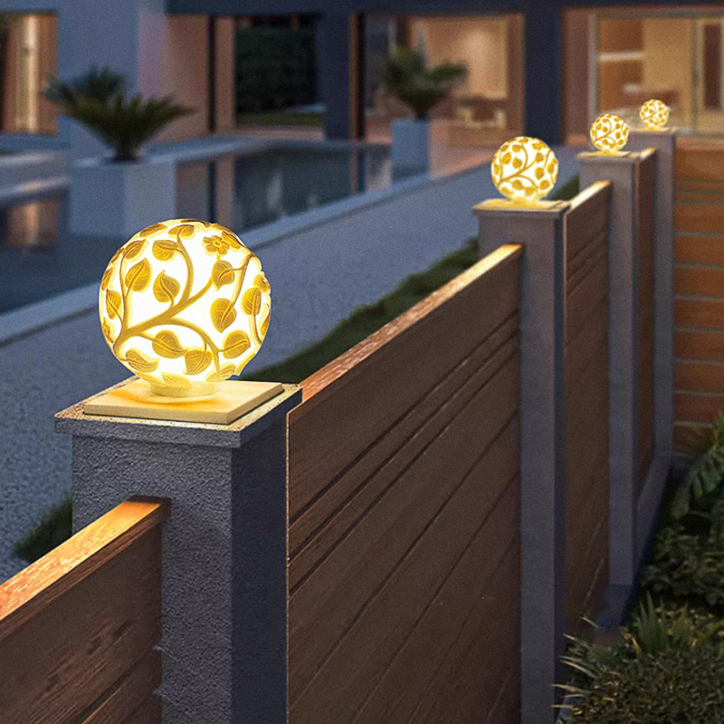 Outdoor Lighting Decoration - Lampu kolom luar ruangan lampu kolom