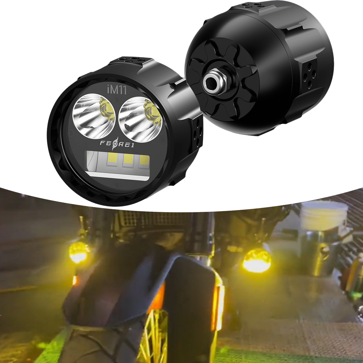 Outdoor Lighting Spotlight - Lampu Tambahan LED Sinar Rendah Sepeda
