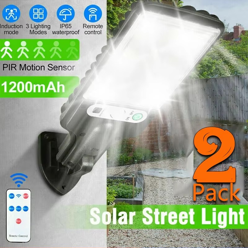 Outdoor Lighting With Motion Sensor - Lampu Taman Tenaga Surya Luar Ruangan