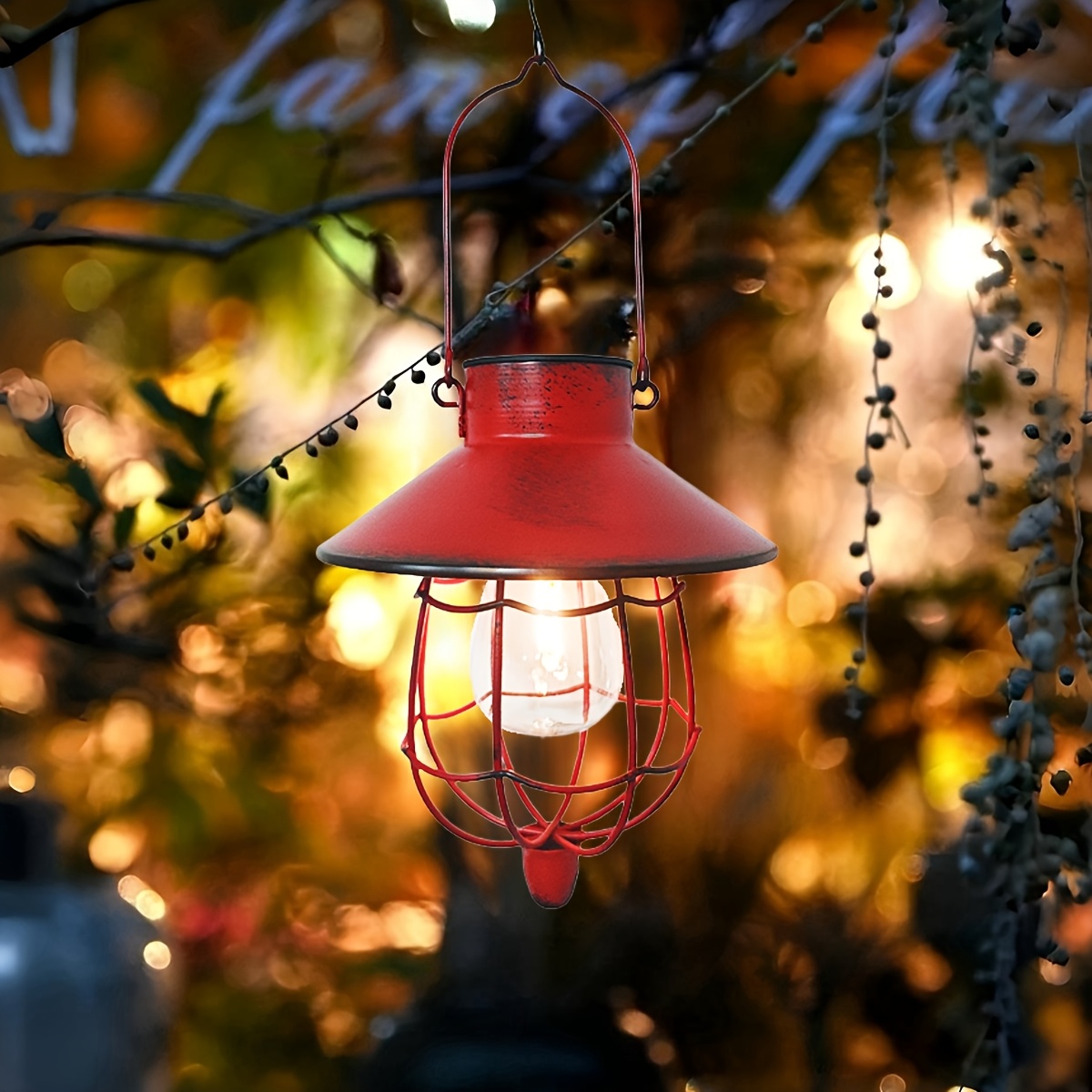 Solar Lantern Hanging - Lampu Gantung Tenaga Surya untuk Luar