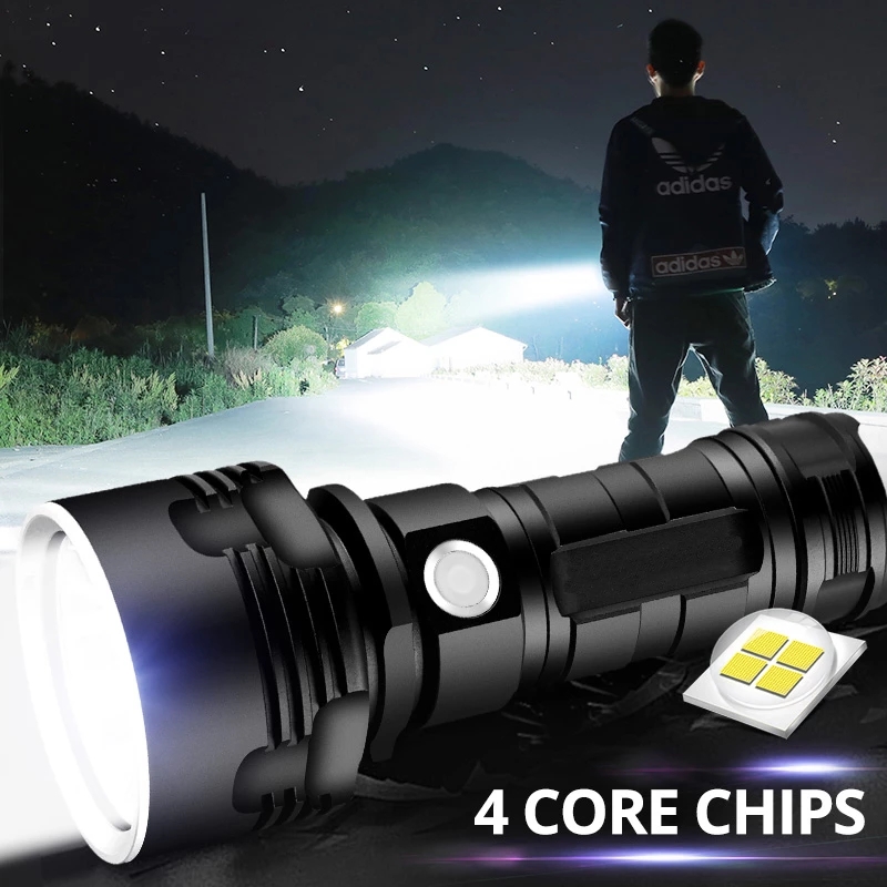 Outdoor Lighting Ideas For Party - Senter LED Super Kuat 25000LM L2