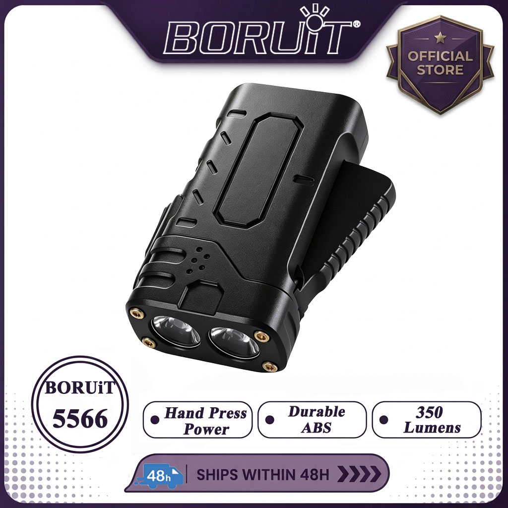 Outdoor Lighting Panel - BORUIiT Senter LED EDC dengan Engkol