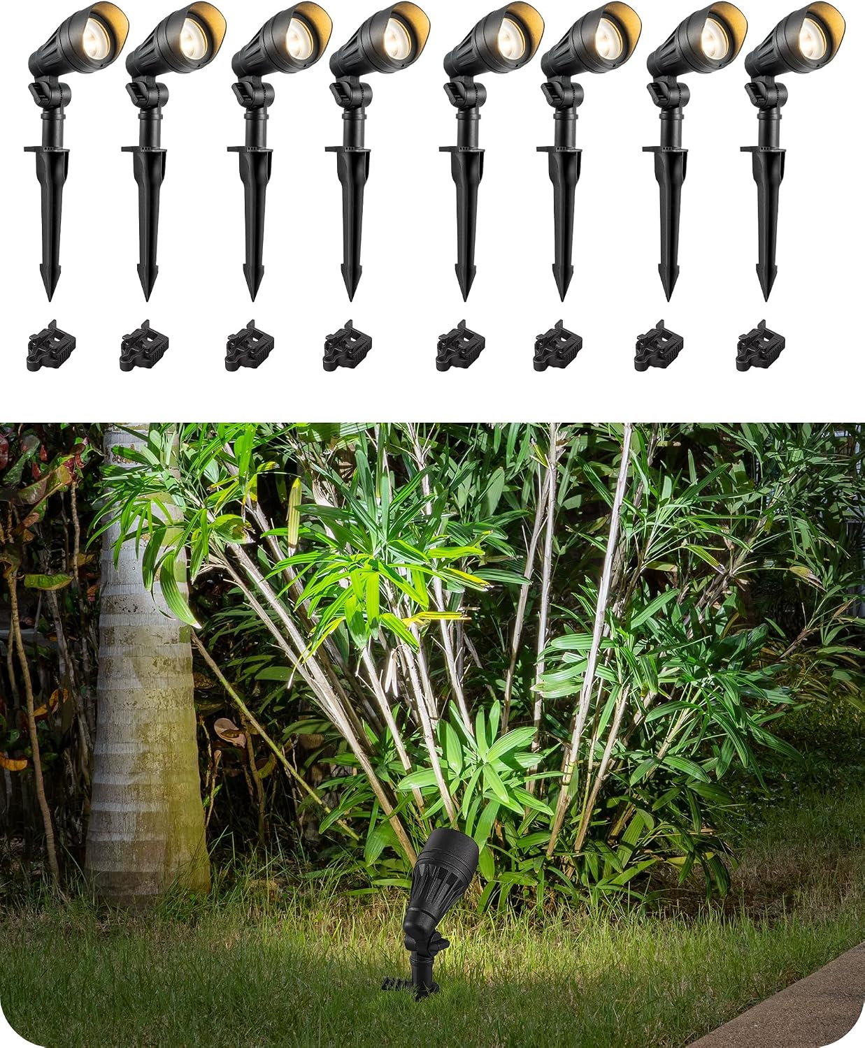 Outdoor Lighting Spotlight - Lampu Sorot Tegangan Rendah dengan Casing