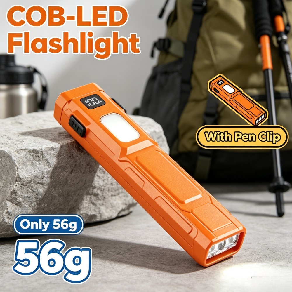 Outdoor Lighting Panel - Senter LED COB EDC dengan Klip