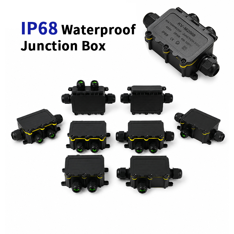 Outdoor Lighting Extension Cord - Kotak Sambungan Tahan Air IP68 2-8