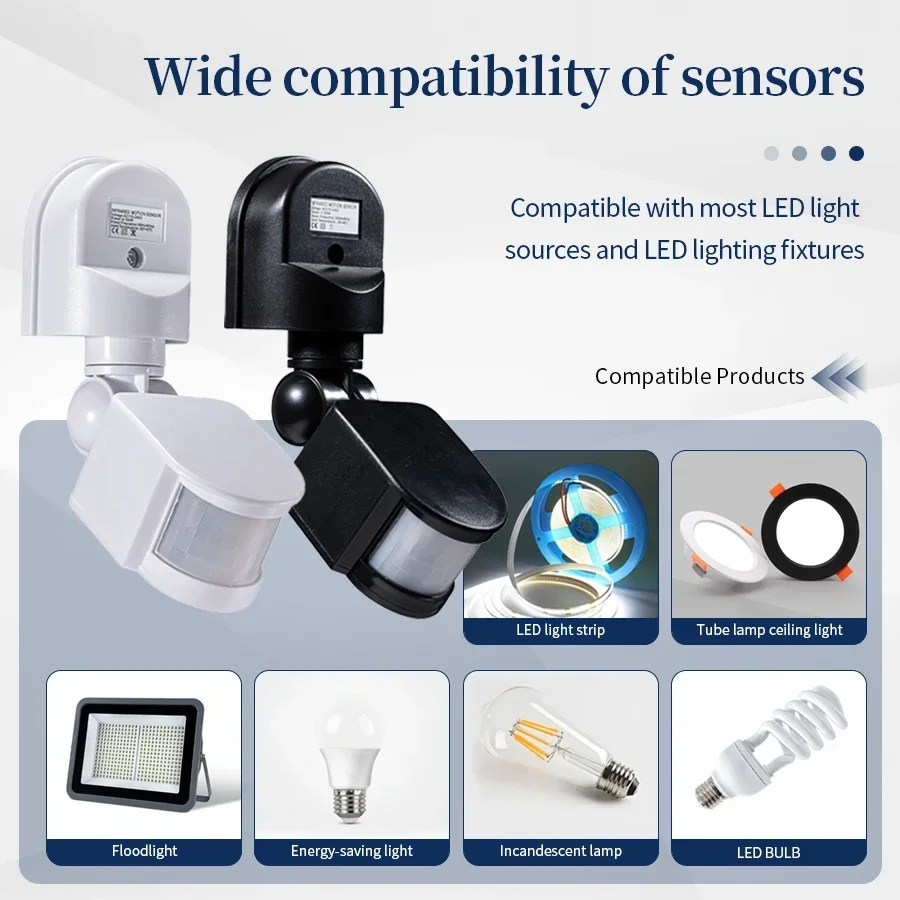 110-240V Sensor Gerak PIR 12V  - Outdoor Lighting With Motion Sensor ulasan dan harga