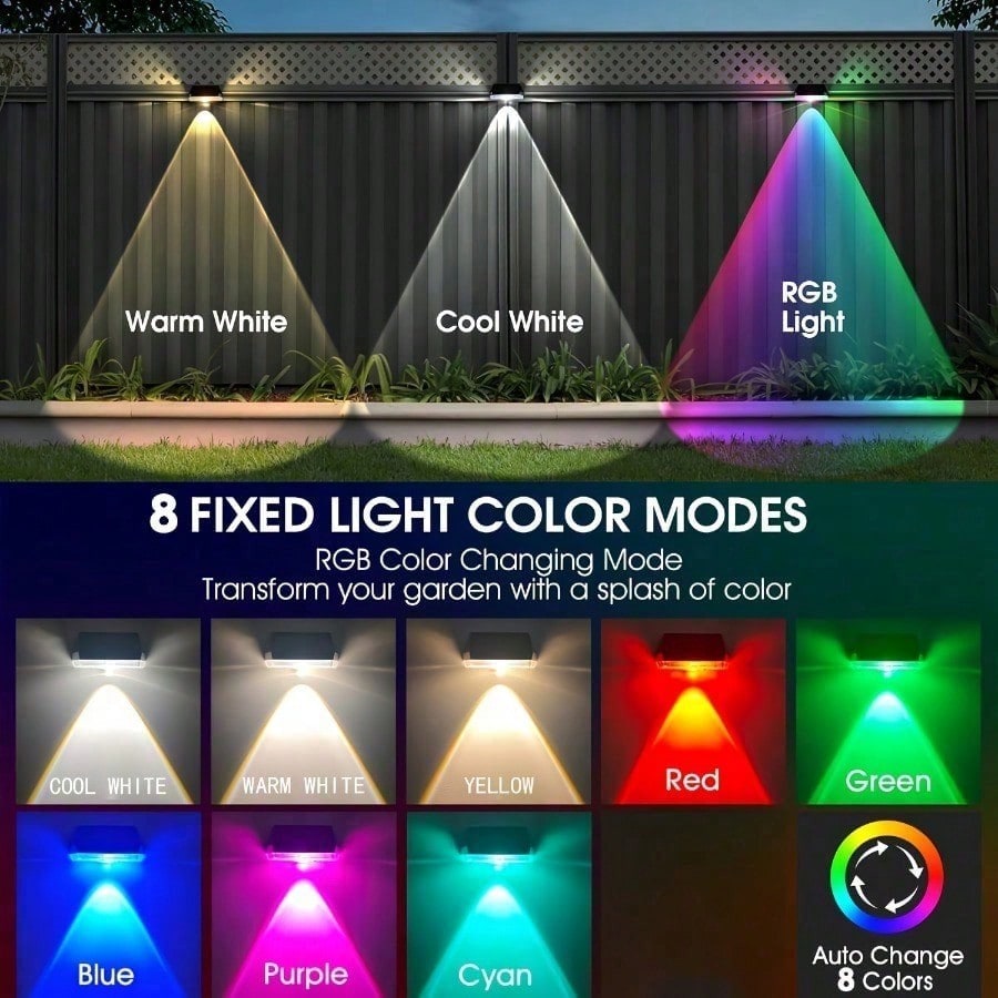 4 Set Lampu Pagar Tenaga Surya - Outdoor Lighting For Backyard ulasan dan harga