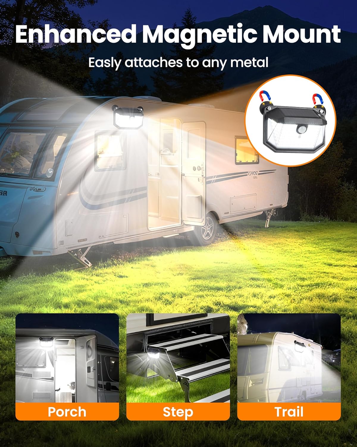 178 Lampu LED Magnetik Tenaga  - Outdoor Lighting With Motion Sensor ulasan dan harga