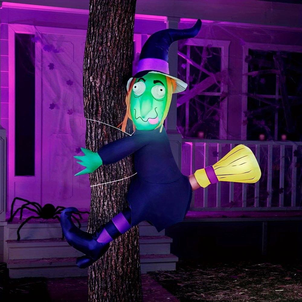 Penyihir Tiup Halloween 4FT de - Outdoor Lighting Ideas For Party ulasan dan harga