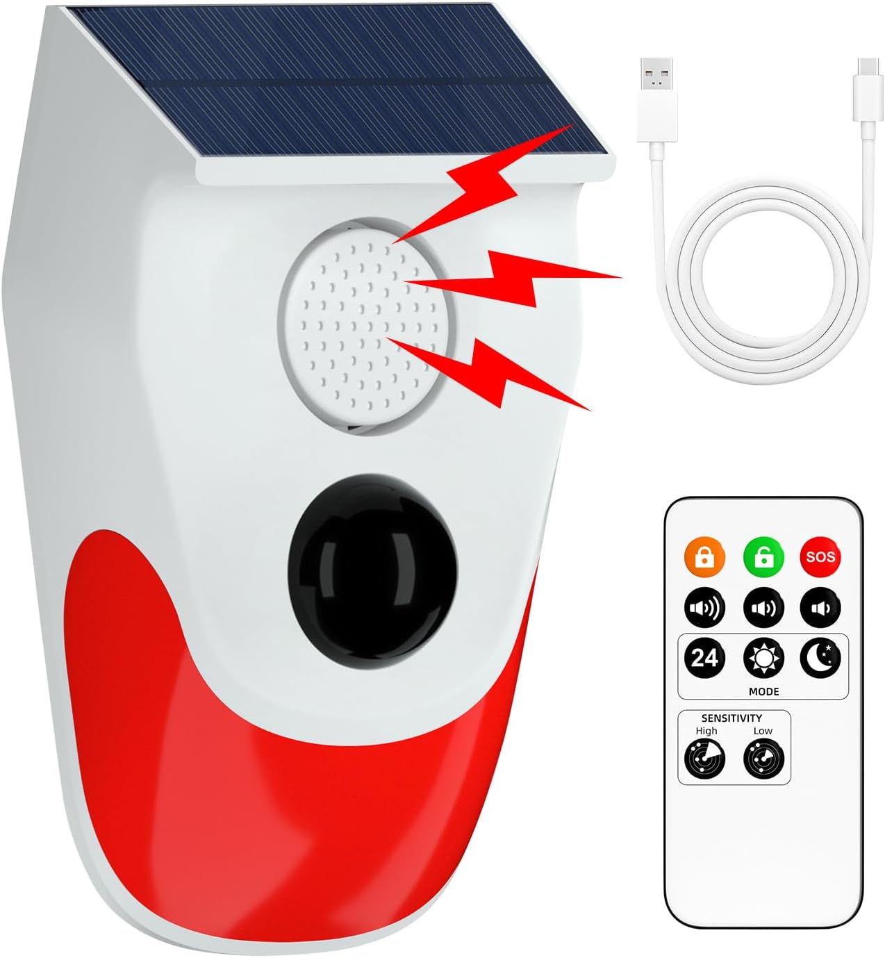 Alarm Sensor Gerak Tenaga Sury - Outdoor Lighting With Motion Sensor ulasan dan harga