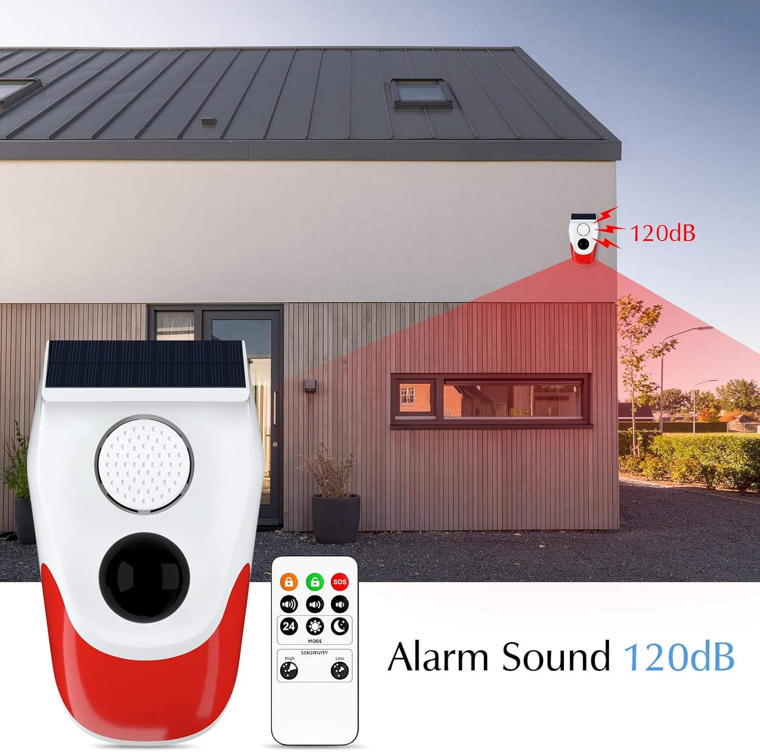 Alarm Sensor Gerak Tenaga Sury - Outdoor Lighting With Motion Sensor ulasan dan harga