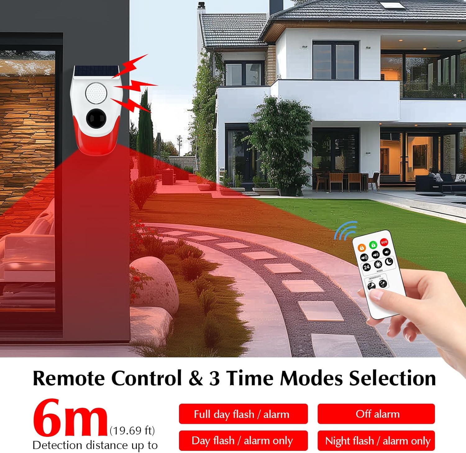 Alarm Sensor Gerak Tenaga Sury - Outdoor Lighting With Motion Sensor ulasan dan harga