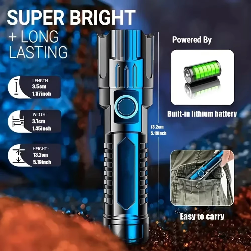 Senter LED Super Terang Senter - Outdoor Lighting Spotlight ulasan dan harga