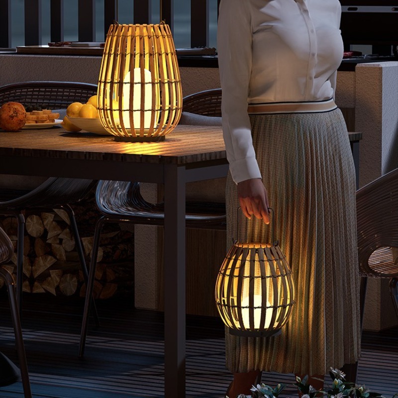 Lampu Lantai LED Rotan Tenaga  - Outdoor Lighting Accent ulasan dan harga