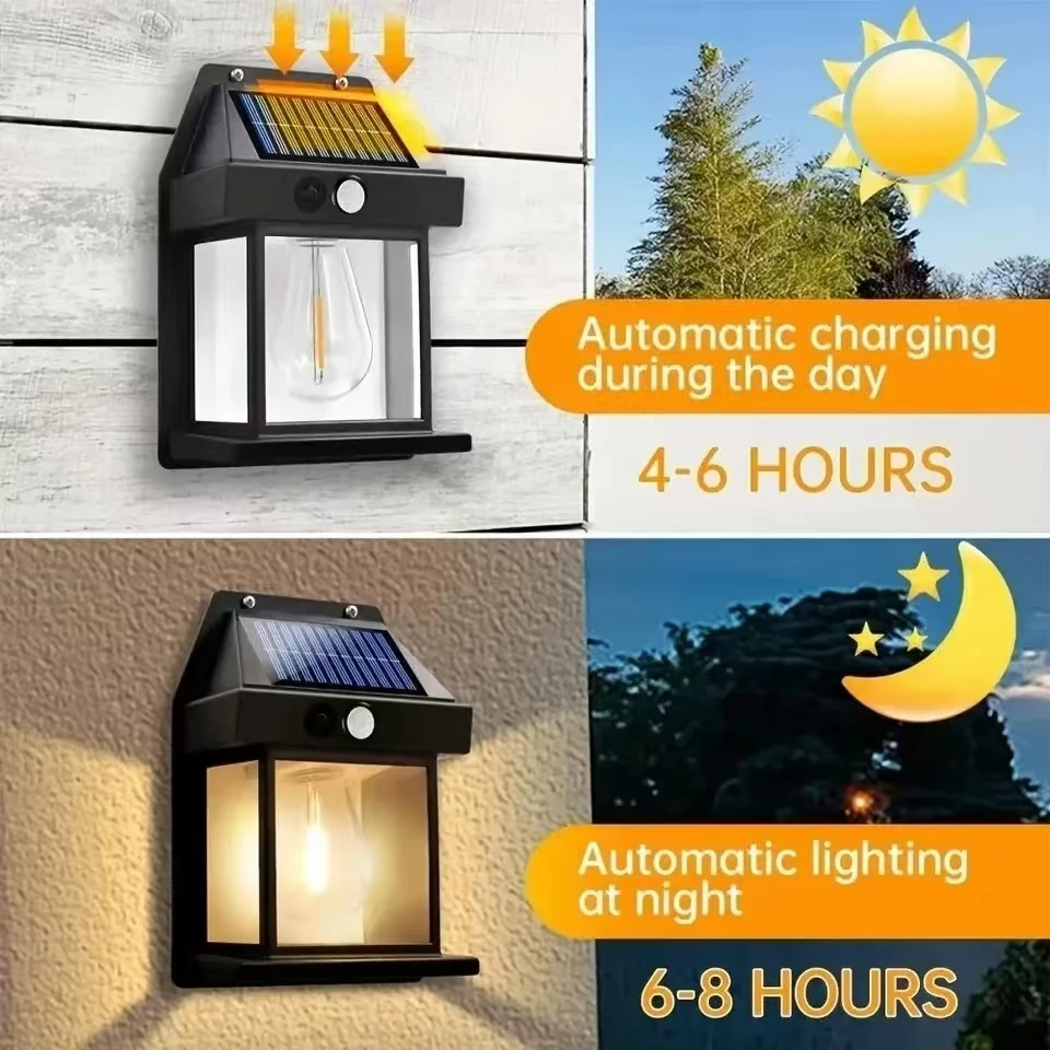 Lampu Dinding Tenaga Surya Tun - Outdoor Lighting With Motion Sensor ulasan dan harga
