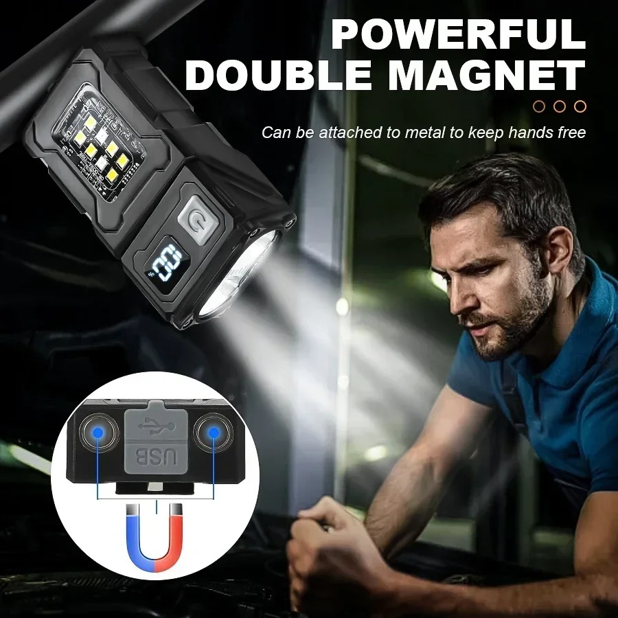 Senter LED Mini USB Isi Ulang  - Outdoor Lighting Panel ulasan dan harga