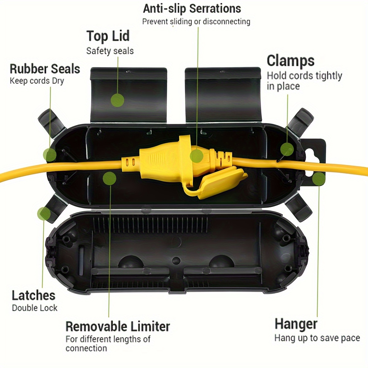 Penutup Pengaman Kabel Ekstens - Outdoor Lighting Extension Cord ulasan dan harga