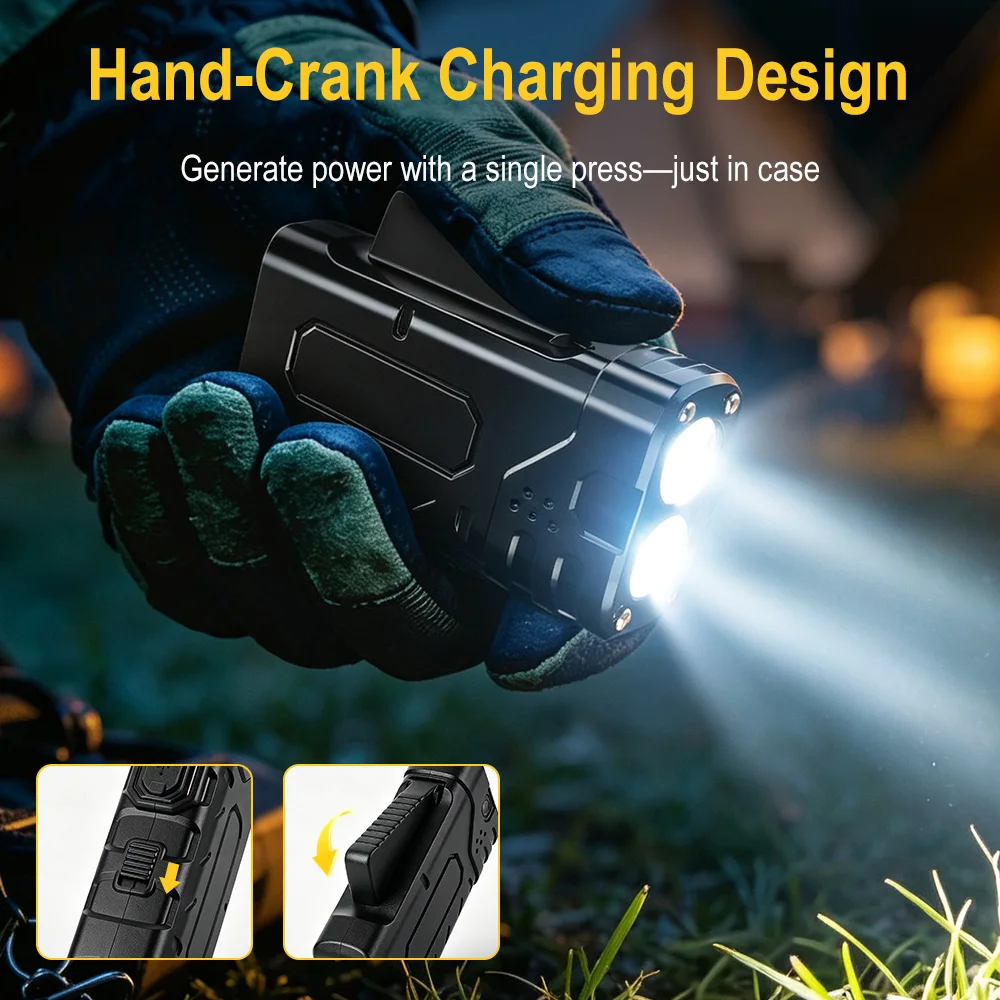 BORUIiT Senter LED EDC dengan  - Outdoor Lighting Panel ulasan dan harga