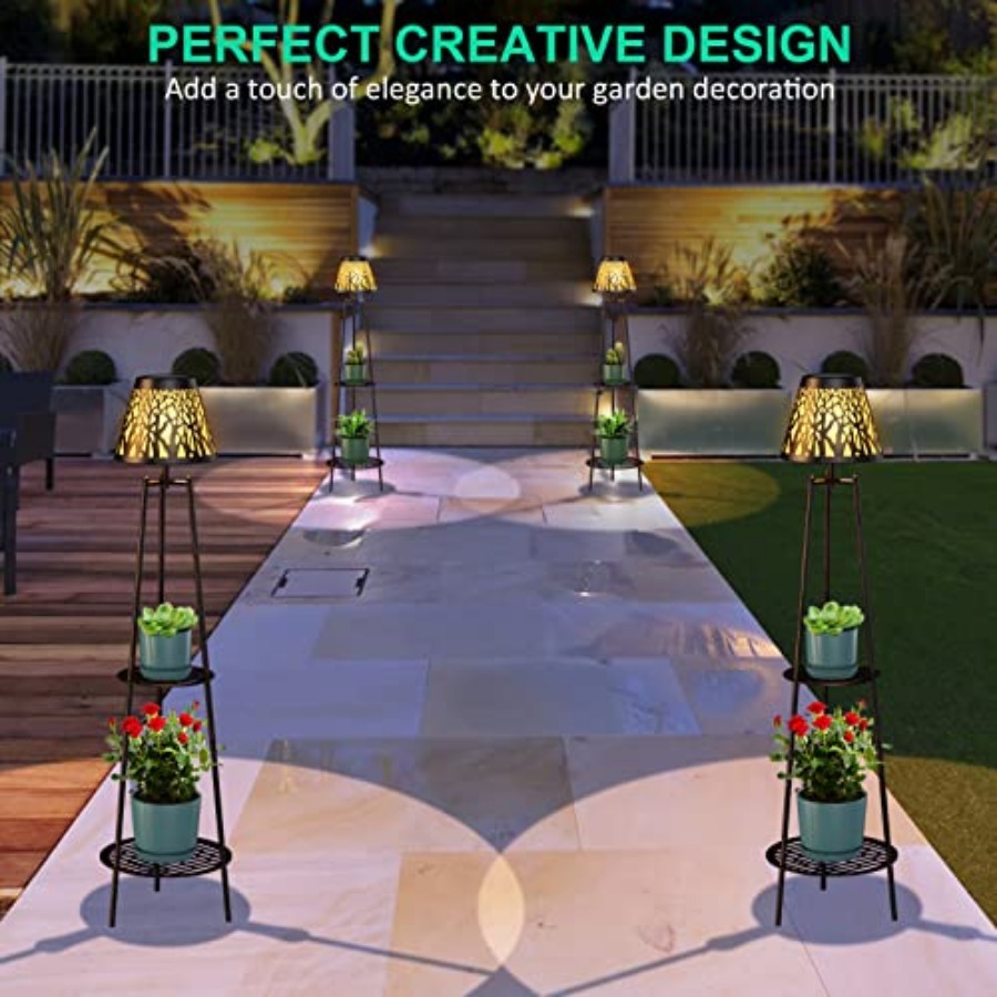 2 Paket Lampu Lantai Tenaga Su - Outdoor Lighting Decoration ulasan dan harga