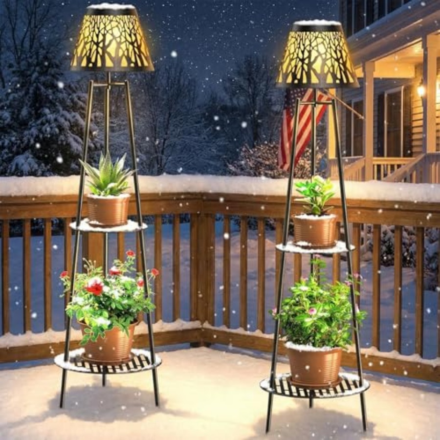 2 Paket Lampu Lantai Tenaga Su - Outdoor Lighting Decoration ulasan dan harga