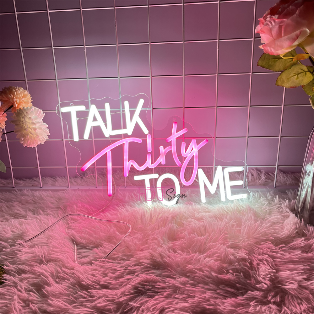 Talk Thirty To Me LED lampu Ne - Outdoor Lighting Ideas For Party ulasan dan harga