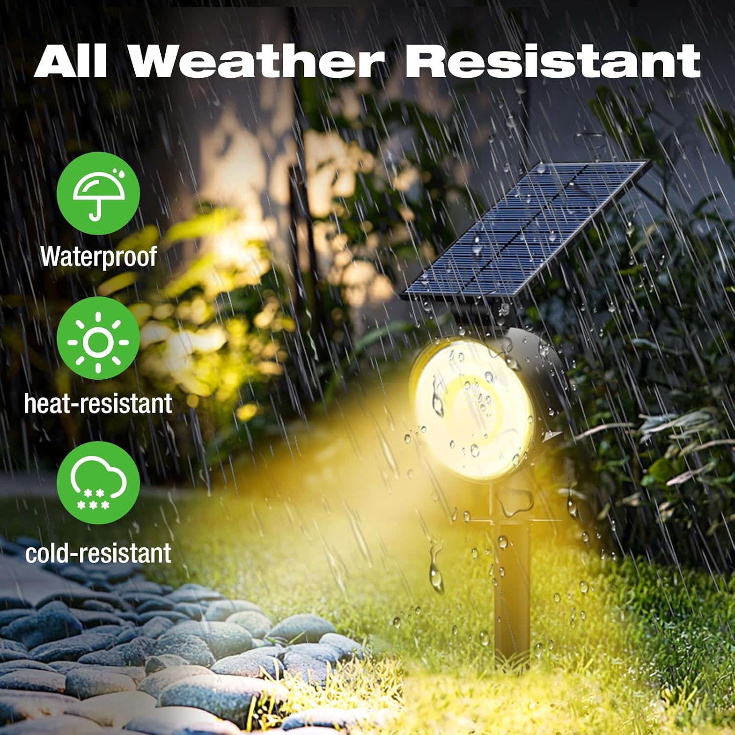 Lampu Sorot Tenaga Surya Luar  - Outdoor Lighting Spotlight ulasan dan harga