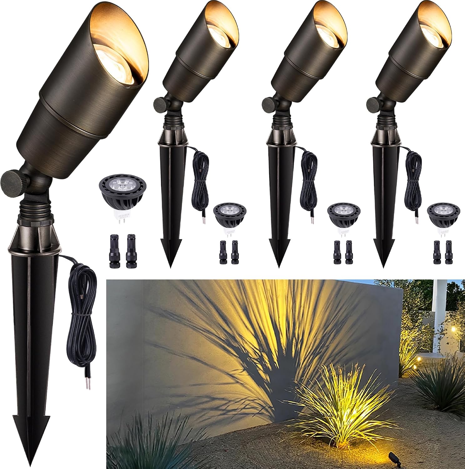 Lampu Lanskap Kuningan Luar Ru - Outdoor Lighting Spotlight ulasan dan harga
